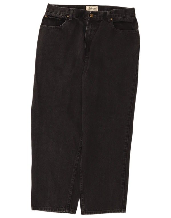Dżinsy damskie L.L.Bean z wysokim stanem US 16 2XL W32 L26 czarne