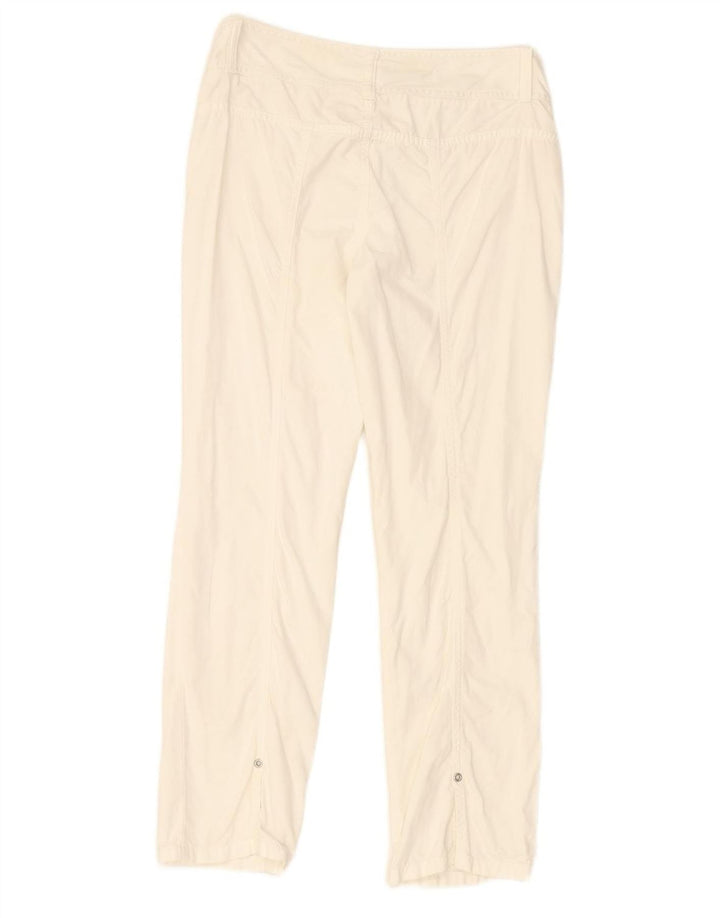 SISLEY Womens Straight Casual Trousers W30 L27 White
