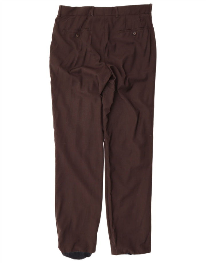 HUGO BOSS Womens Slim Chino Trousers W32 L33 Brown
