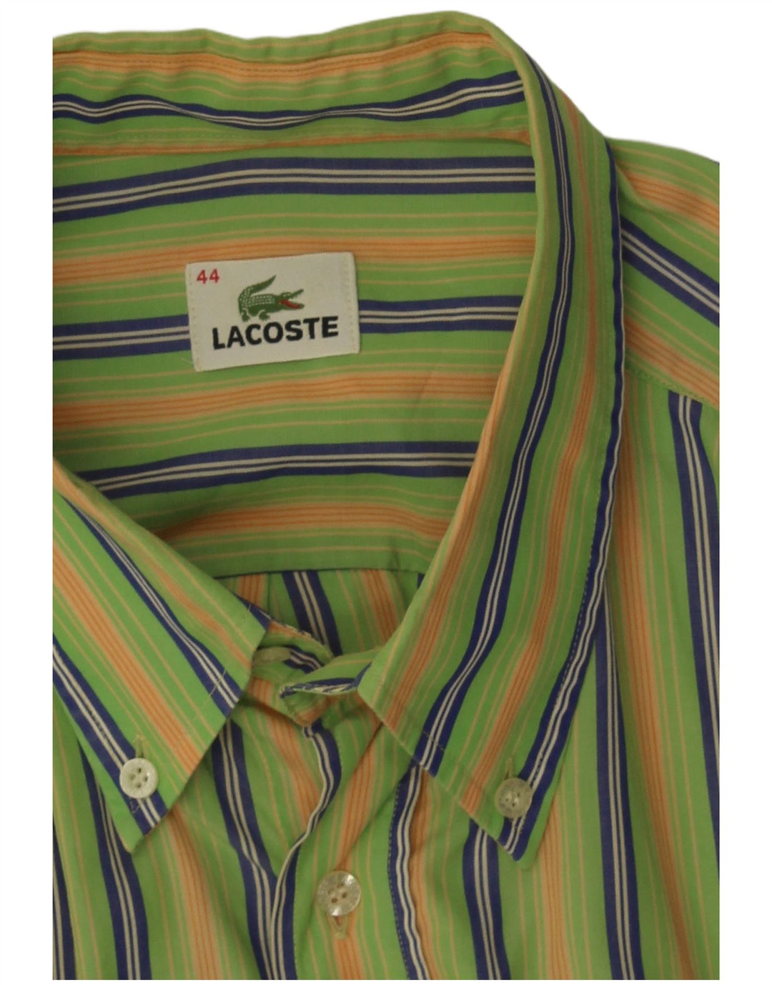Koszula męska Lacoste rozmiar 44 XL w zielone paski