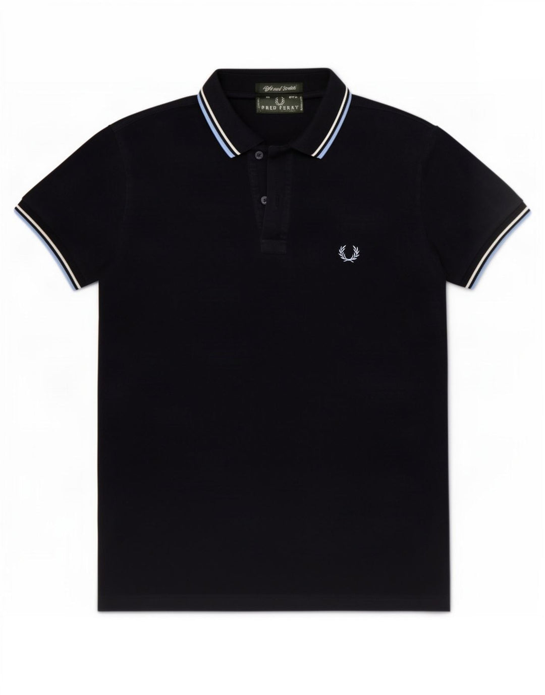 Męska koszulka polo Fred Perry, mała, granatowa, bawełniana