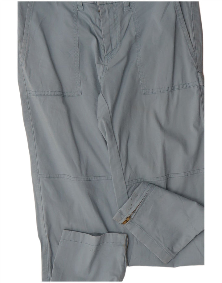 Proste spodnie chino damskie MAX & CO. W30 L26 Niebieskie