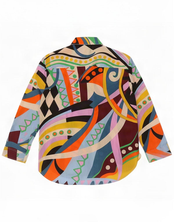 Damska bluzka koszulowa Zara UK 14 Medium Multicolored Paisley