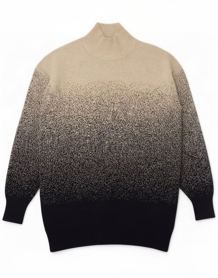 Marks & Spencer Męski sweter z golfem, UK 14, średni, wielokolorowy
