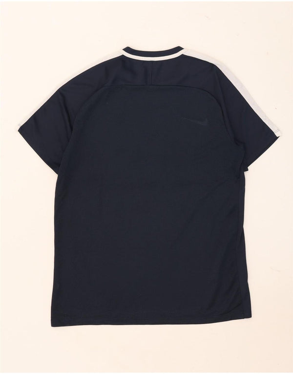 T-shirt męski Nike Dri Fit, duży, granatowy, z blokami kolorów