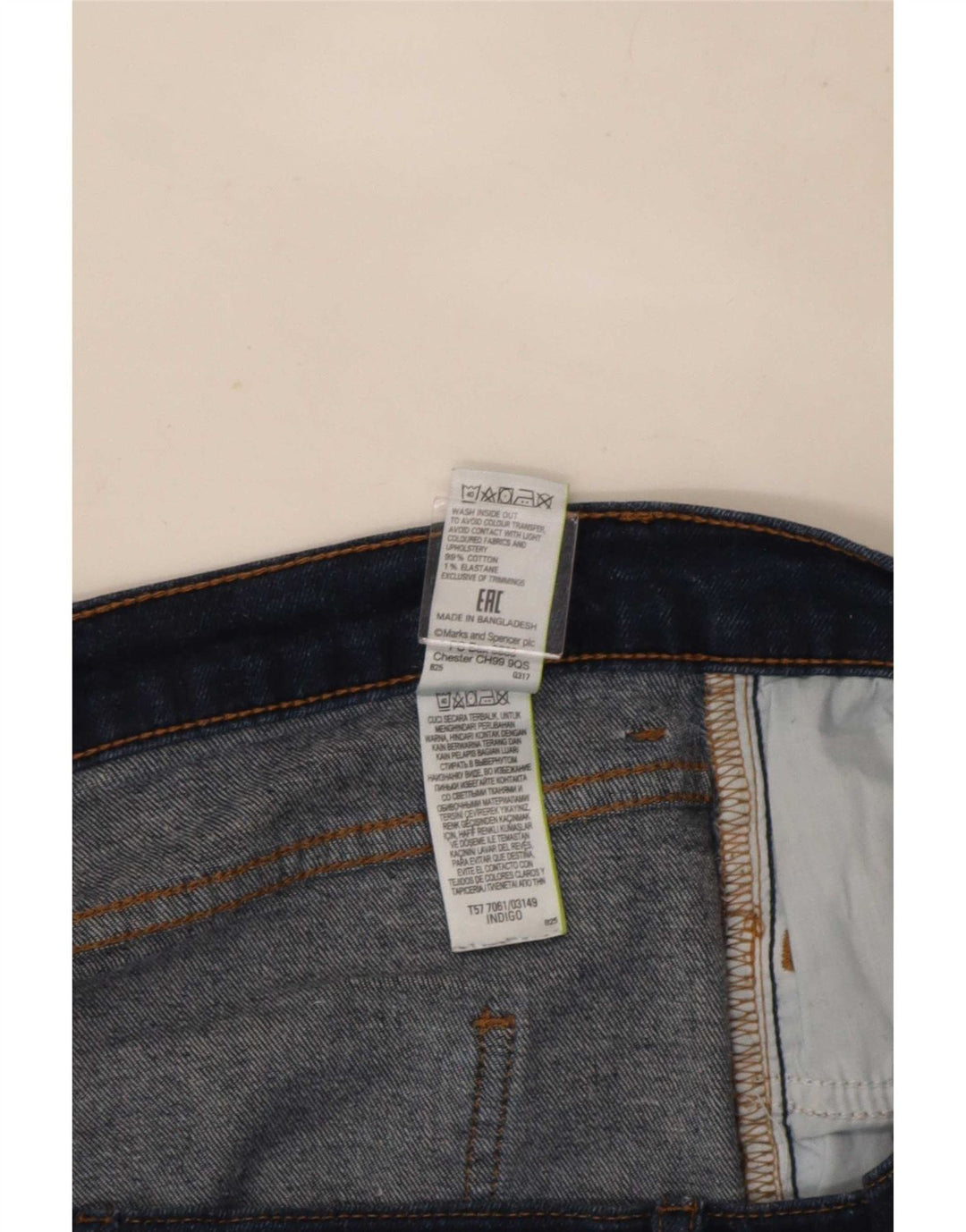 Jeansy damskie Marks & Spencer Slim Bootcut UK 14, duże, W32 L29, granatowe