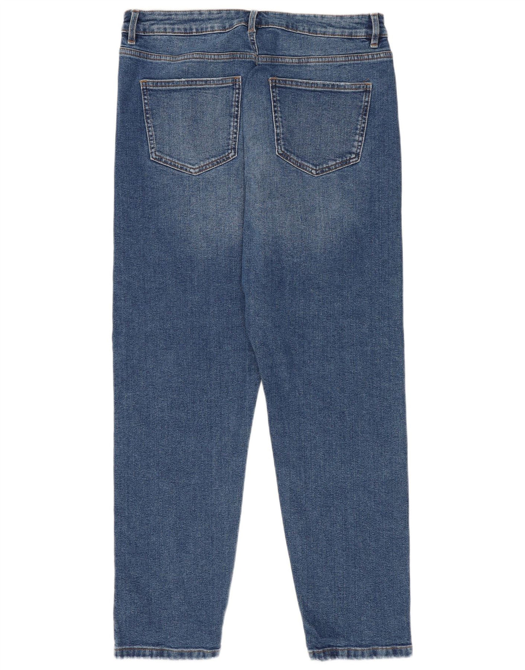 Marks & Spencer Damskie jeansy Mom Regular Tapered UK 14 Medium W30 L28 Niebieskie