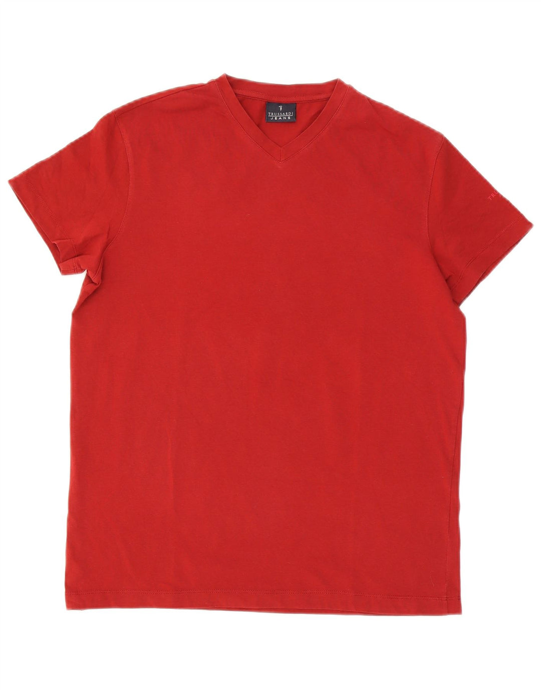 T-shirt męski Trussardi Jeans, średni czerwony