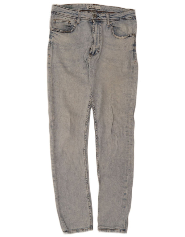 Męskie jeansy Zara Slim EU 42 Large W32 L29 Niebieskie