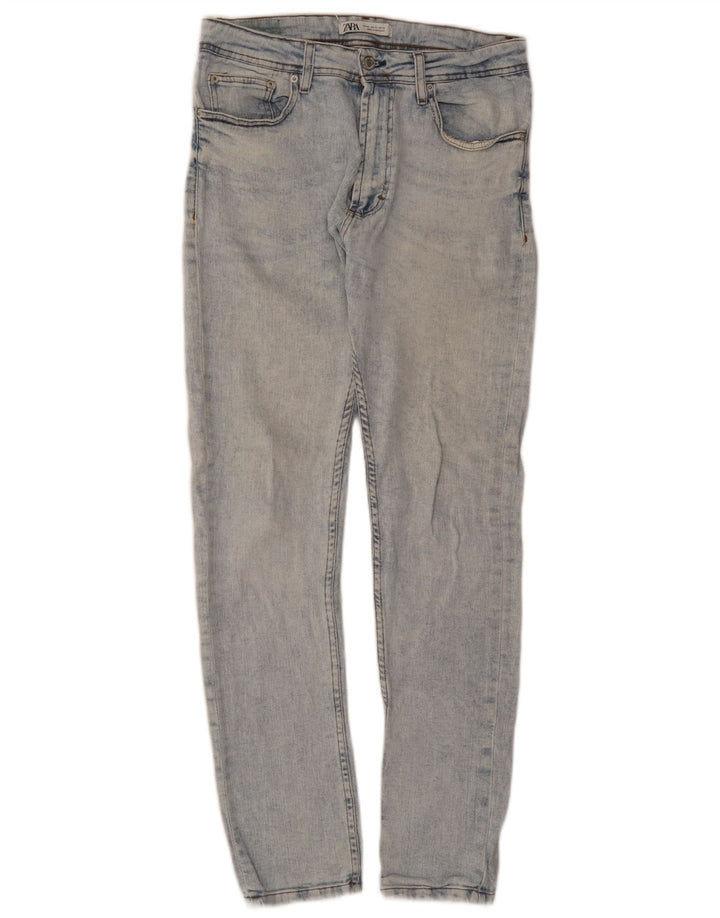 Męskie jeansy Zara Slim EU 42 Large W32 L29 Niebieskie