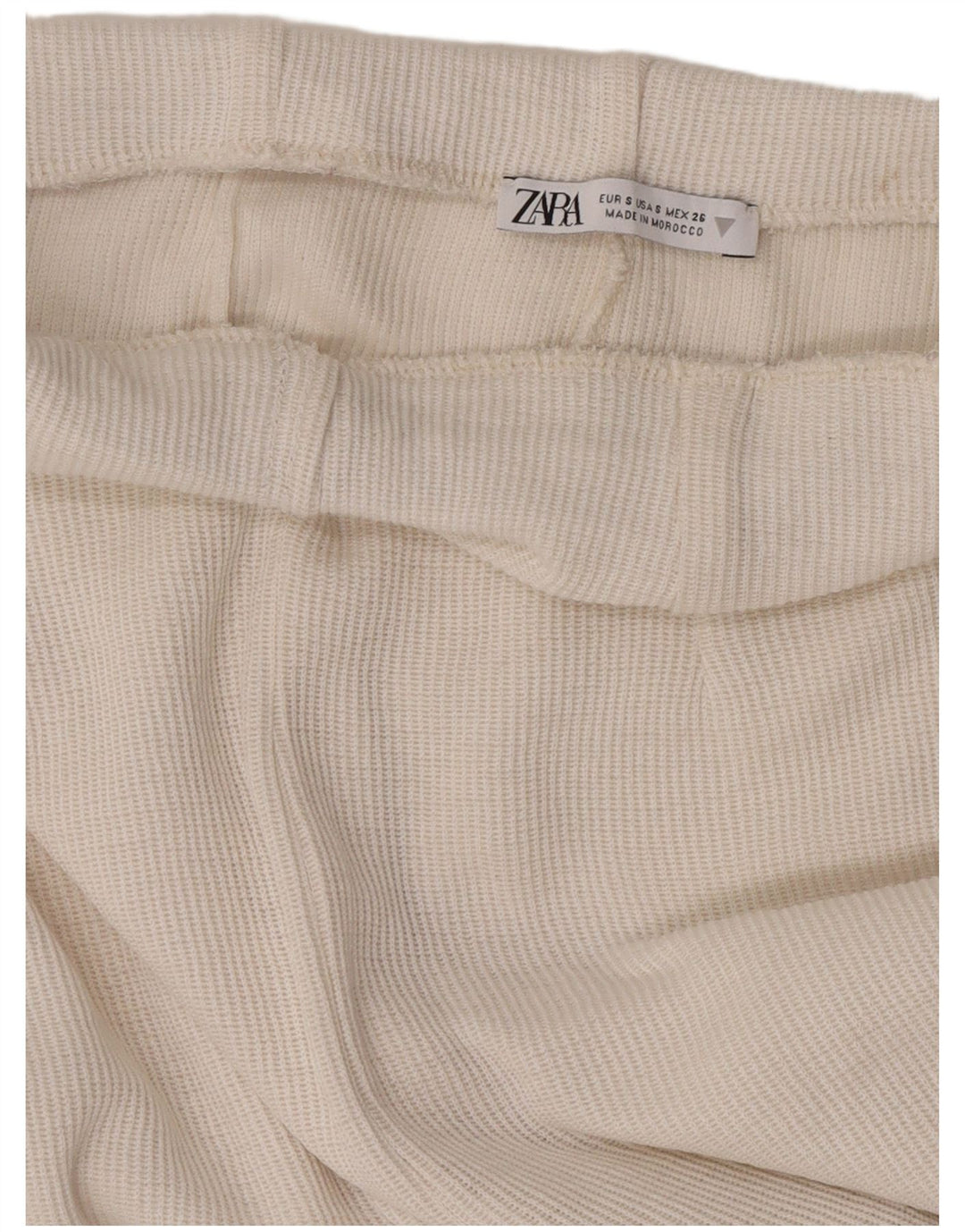 Spodnie dresowe damskie Zara Capri UK 10 Small White