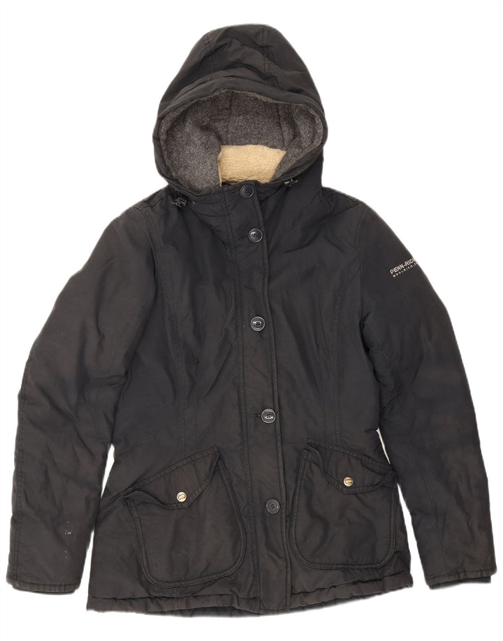 Damska kurtka wiatrówka z kapturem Woolrich UK 10, mała czarna