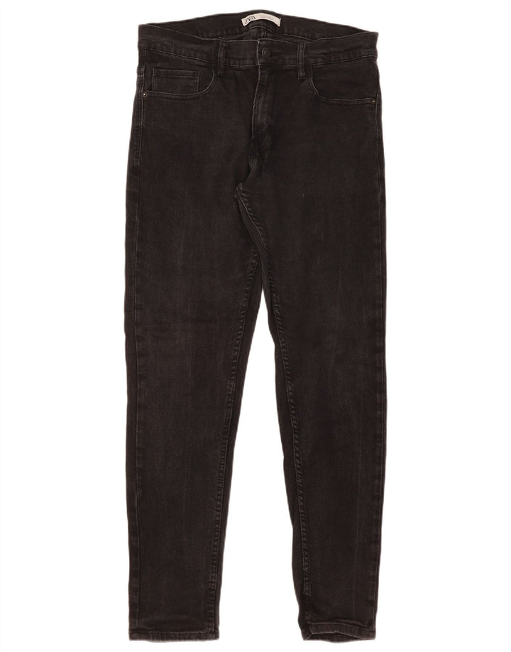 Męskie jeansy slim fit Zara EU 44 Large W34 L31 Black