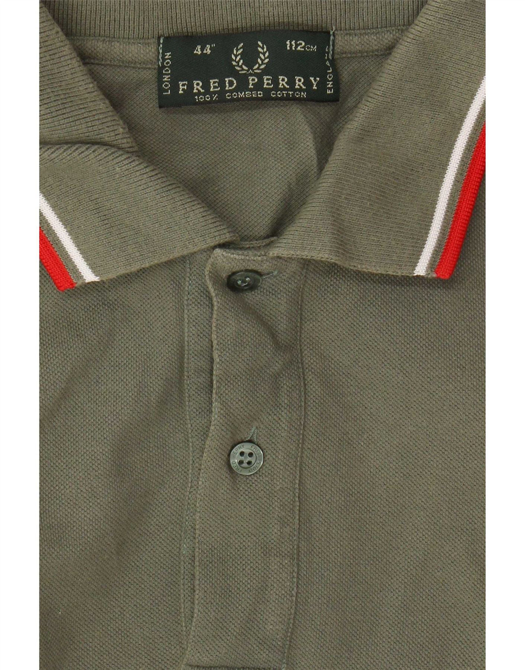 Męska koszulka polo Fred Perry, duża, bawełniana khaki