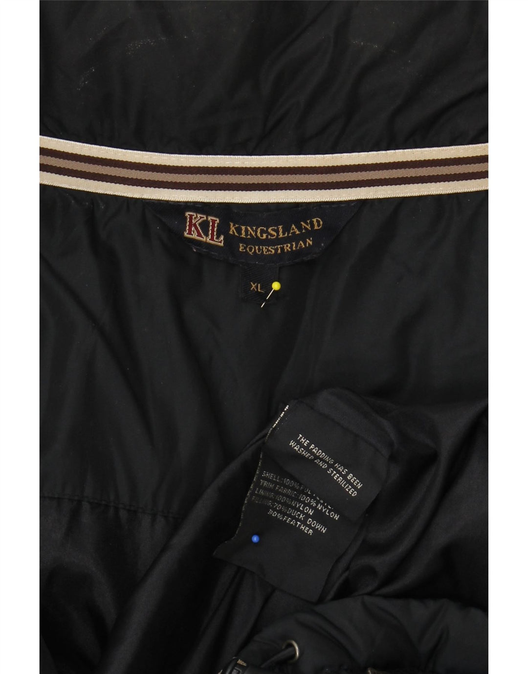 Męska ocieplana kurtka KINGSLAND UK 42 XL, granatowy, poliester w blokach kolorów