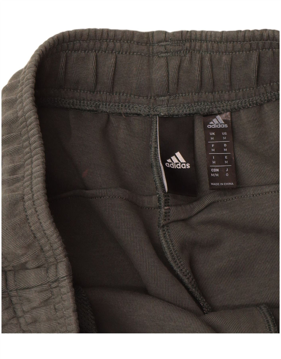 Adidas Męskie spodnie dresowe Joggery Średnia zielona bawełna