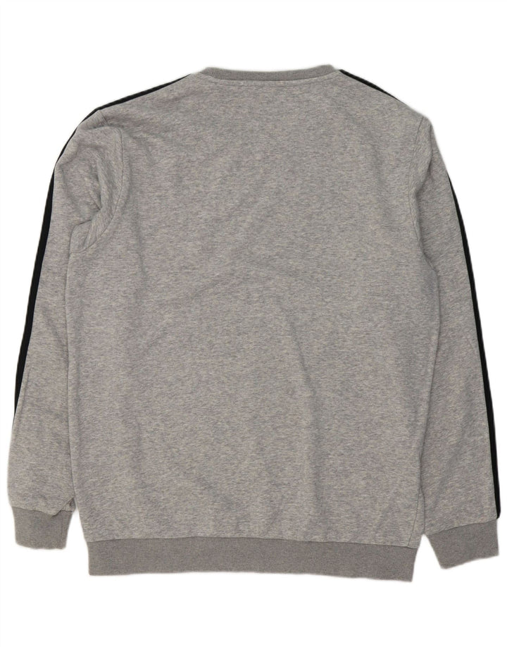 Bluza męska Adidas, duża, szara, nakrapiana bawełna