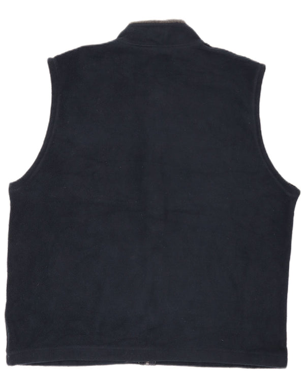 Męska kamizelka polarowa Marks & Spencer UK 42 XL, granatowa, poliester