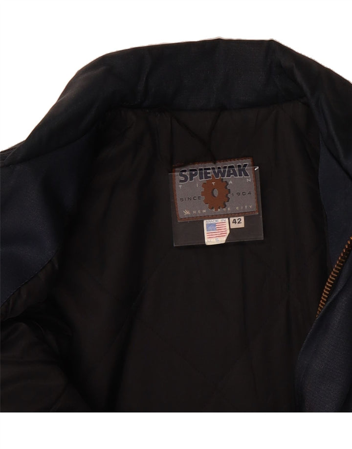 SPIEWAK Mens Windbreaker Jacket UK 42 XL Blue Vintage Spiewak and Second-Hand Spiewak from Messina Hembry 