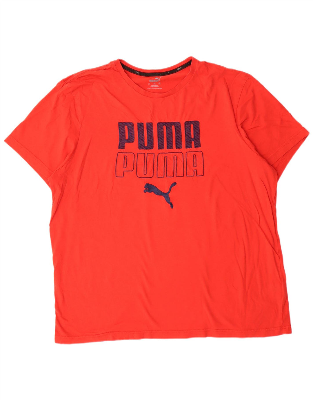 Męski T-shirt z grafiką PUMA Top 2XL, czerwona bawełna