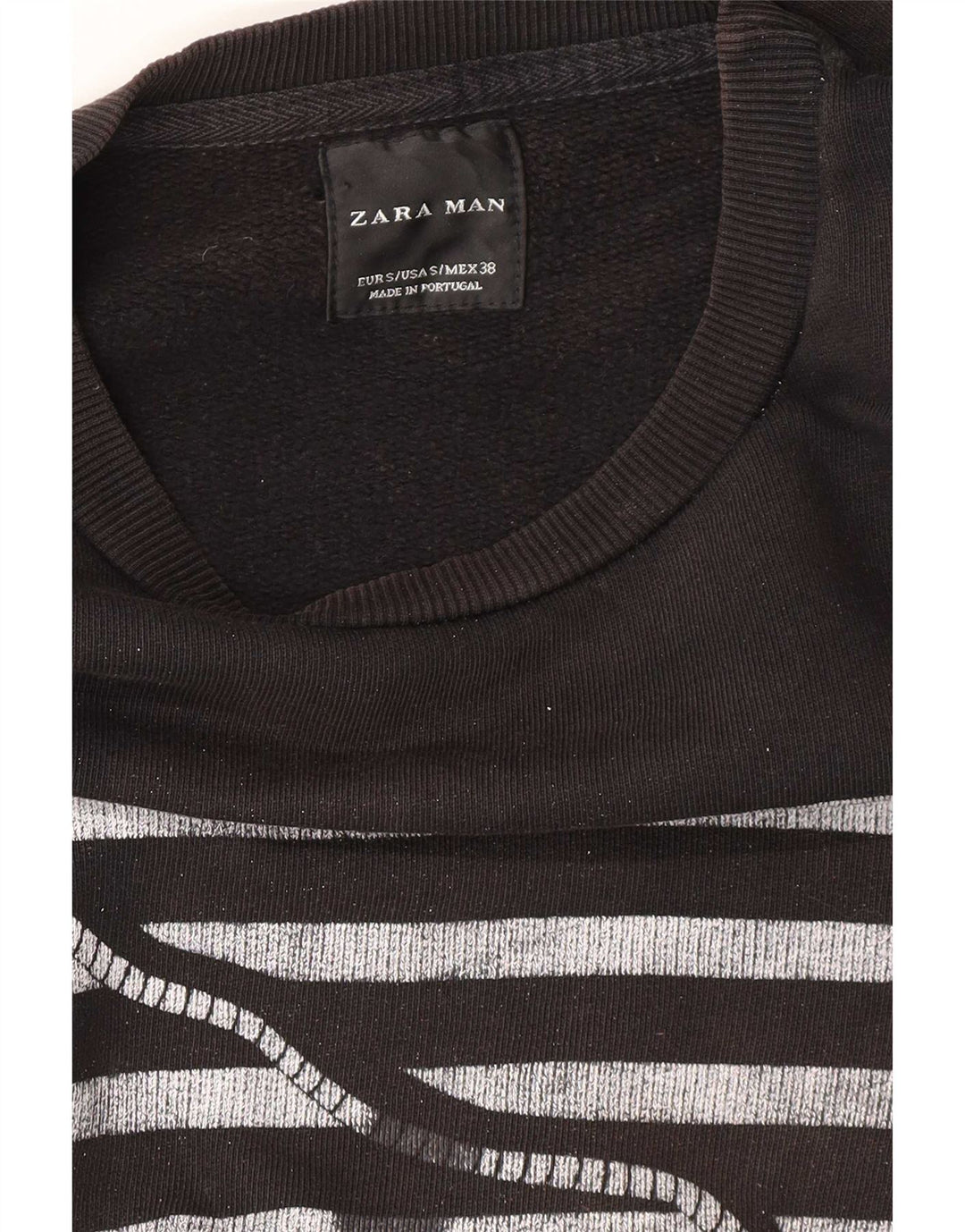 Męska bluza z grafiką Zara, mała czarna