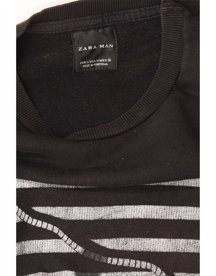 Męska bluza z grafiką Zara, mała czarna