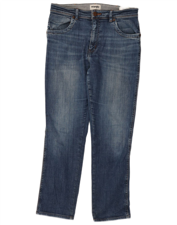 Męskie jeansy WRANGLER Texas Straight W32 L30 Niebieskie, bawełniane