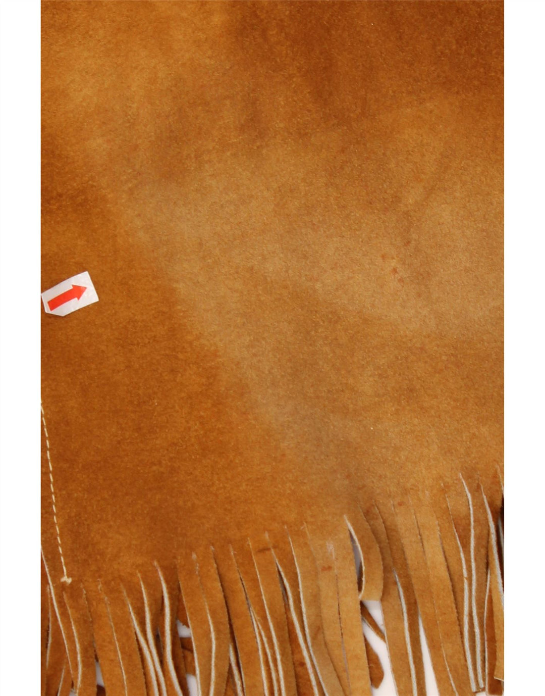 Zamszowa kamizelka damska VINTAGE UK 10 Small Brown