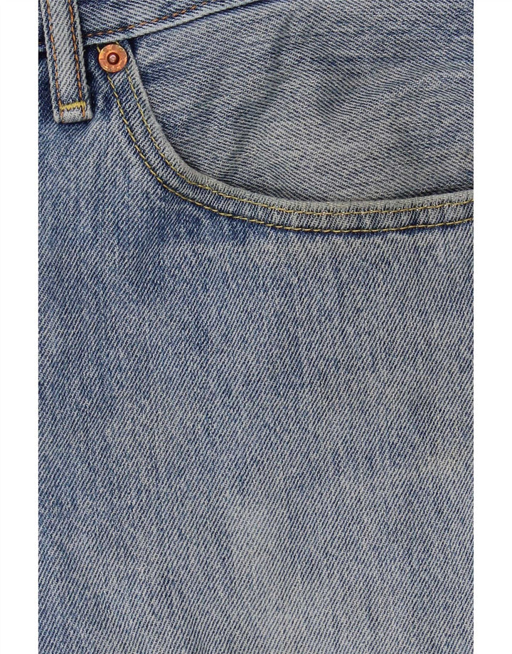 Męskie jeansy Levi's 505 w trudnej sytuacji W36 L30 Niebieskie
