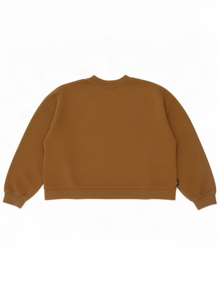 Damski sweter oversize Vans Graphic UK 16, duży, brązowy, bawełniany