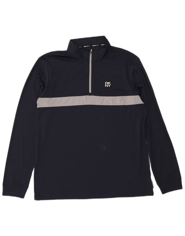 Męski dres Dkny z zamkiem błyskawicznym i topem XL w kolorze granatowym