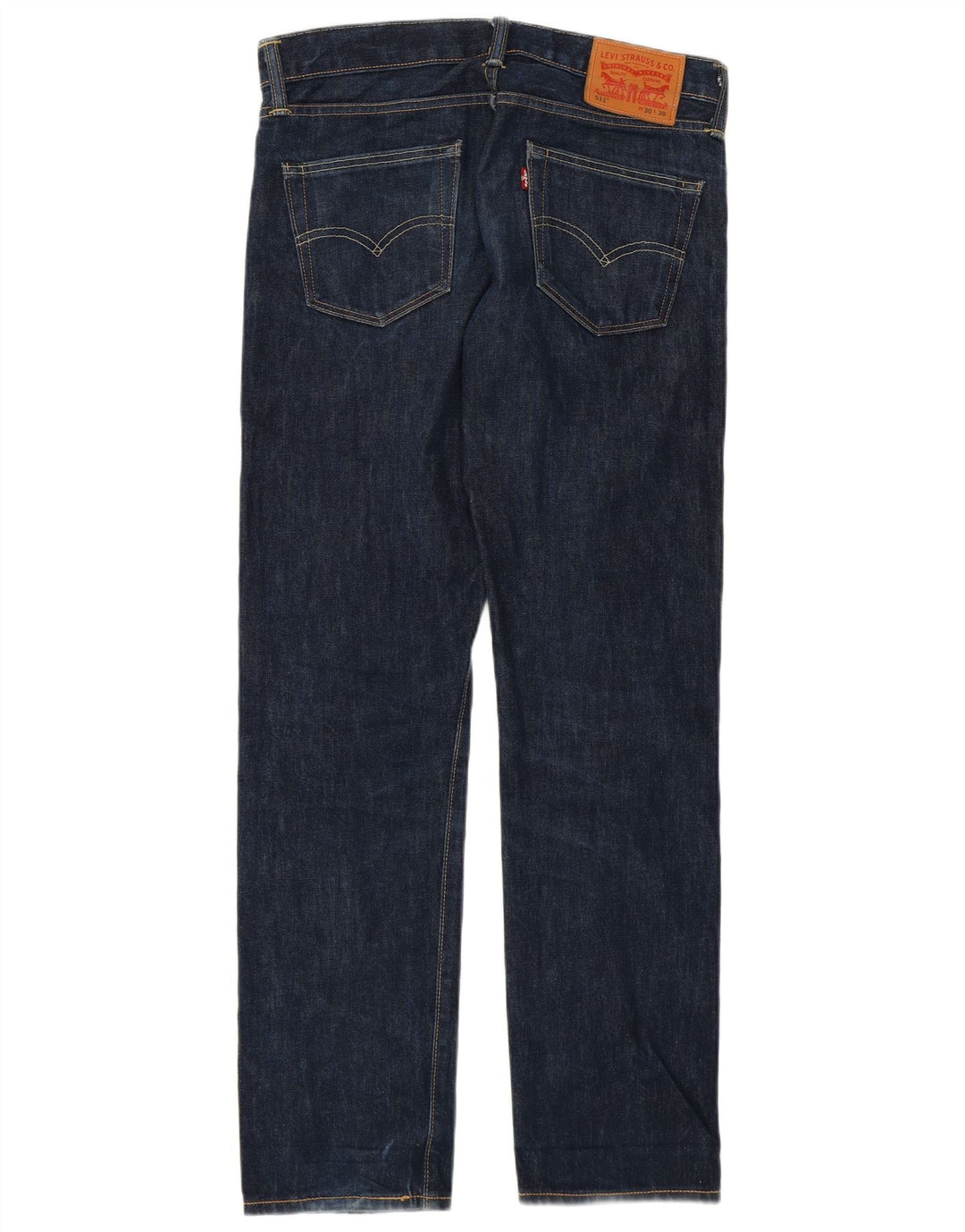 Męskie jeansy Levi's 511 Slim W30 L30 Granatowa bawełna