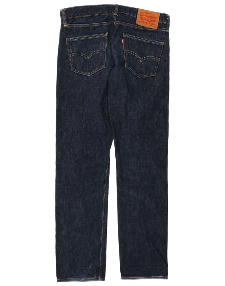 Męskie jeansy Levi's 511 Slim W30 L30 Granatowa bawełna