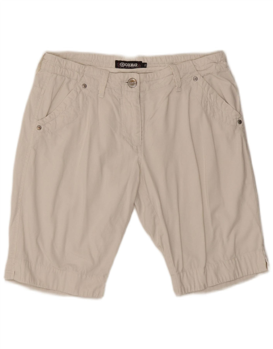 Damskie spodenki Chino Colmar IT 42 Medium W30 Biała bawełna