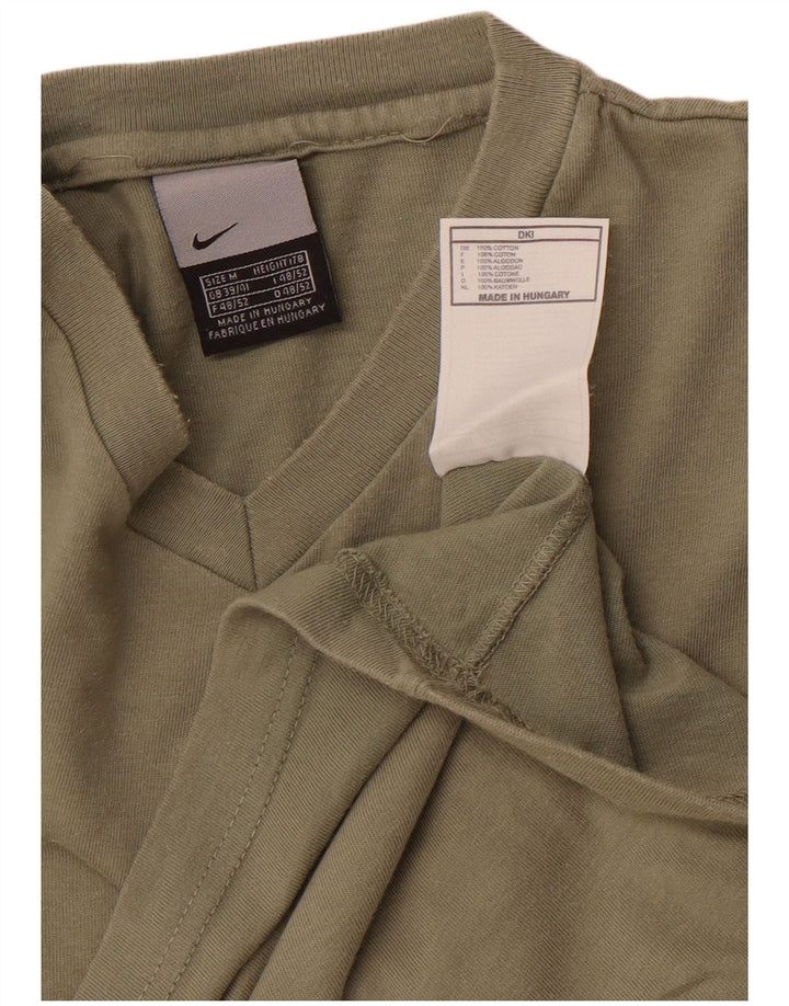 T-shirt męski NIKE Top UK 39/41, średnia bawełna khaki
