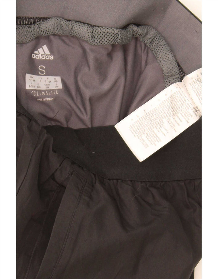 Chłopięce spodenki sportowe Adidas Climalite 9-10 lat, małe, czarne, poliestrowe