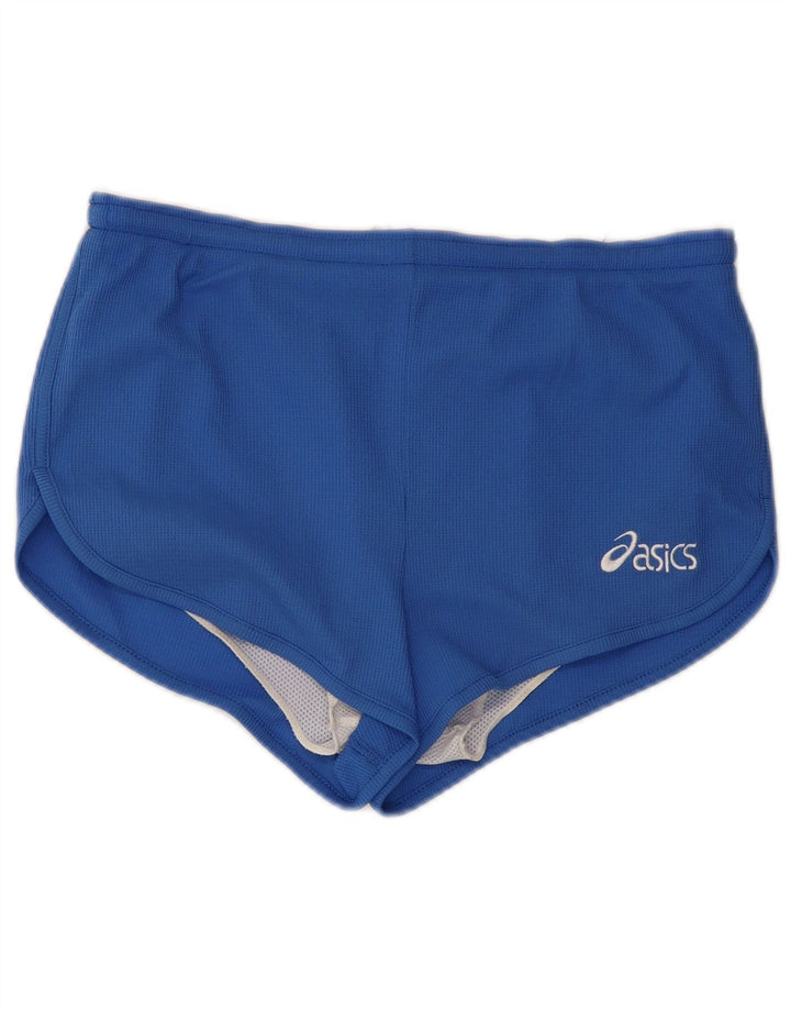 Damskie spodenki sportowe Asics UK 12, średni niebieski poliester