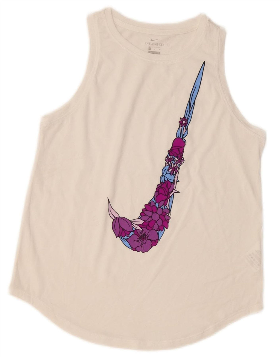 Dziewczęca kamizelka NIKE Dri Fit z grafiką 13-14 lat XL, biały poliester