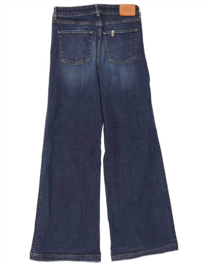 Damskie jeansy rozkloszowane Liu Jo W30 L32 Niebieskie