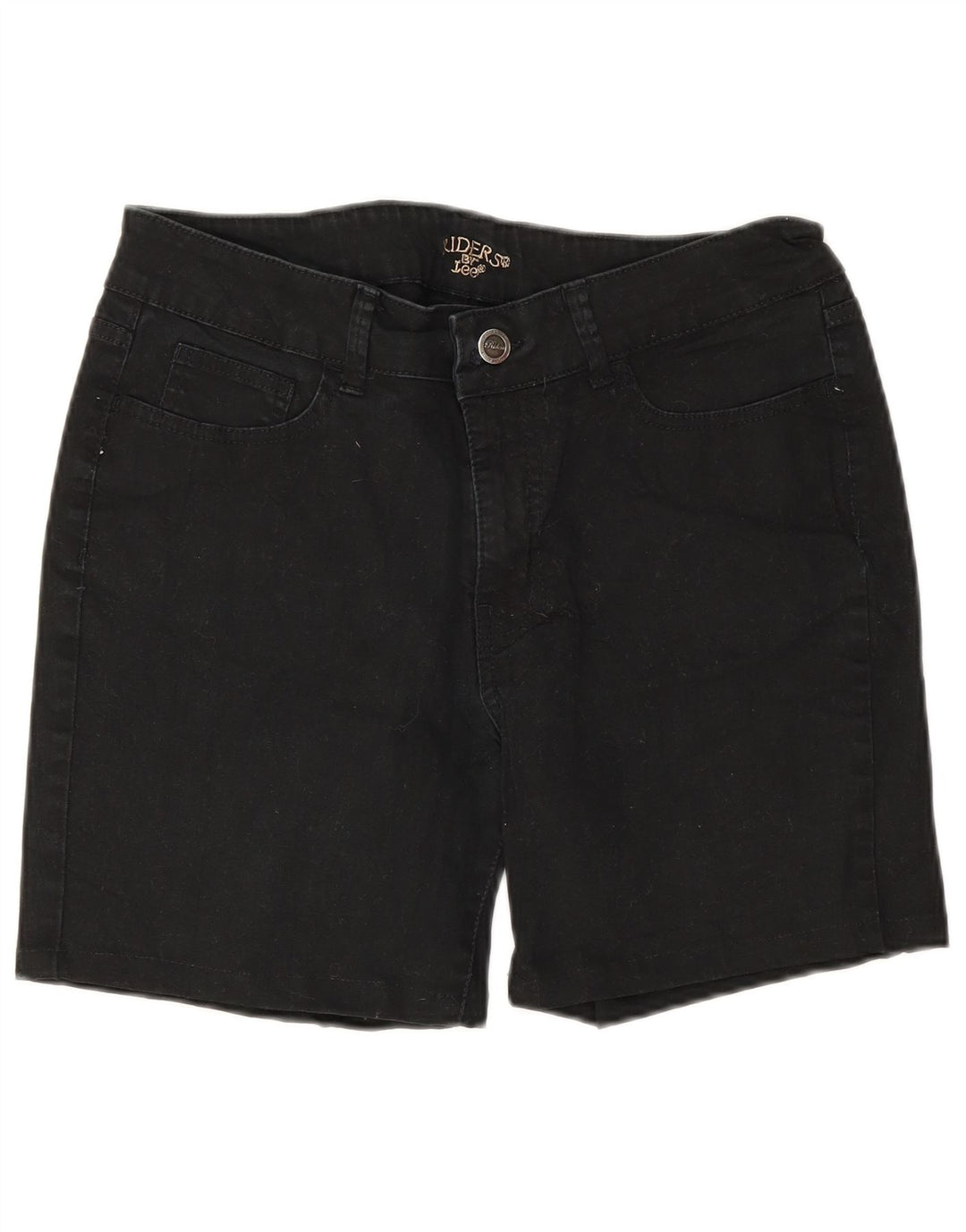 Damskie spodenki jeansowe Lee Riders US 12 Large W30, czarne, bawełniane