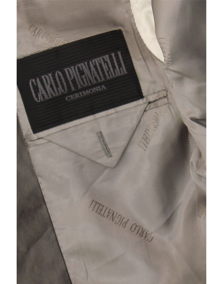 CARLO PIGNATELLI Mens 2 Button Blazer Jacket UK 36 Small Grey Vintage Carlo Pignatelli and Second-Hand Carlo Pignatelli from Messina Hembry 