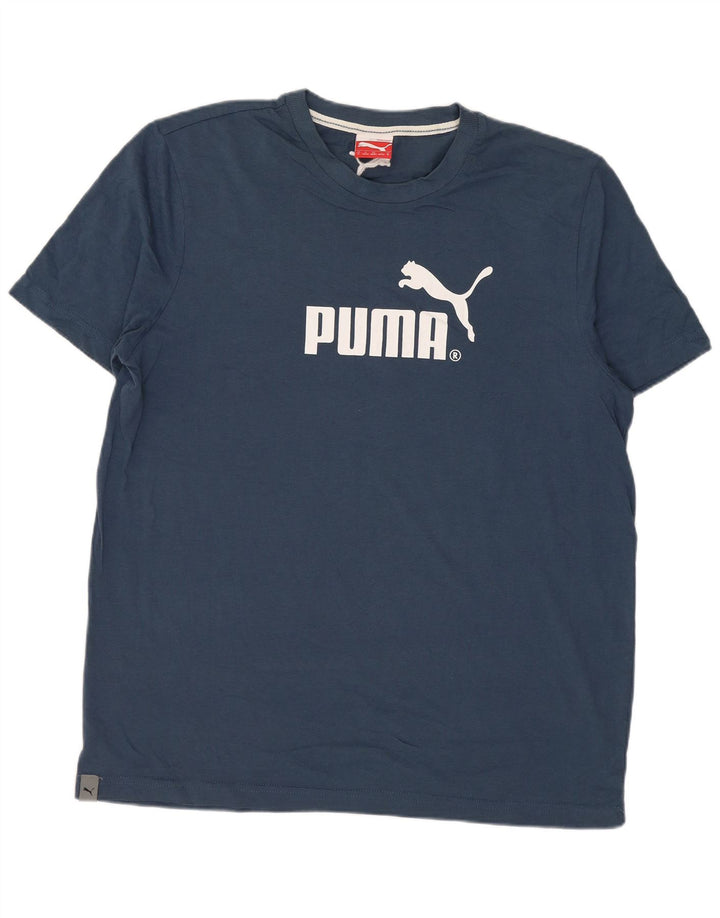 Męska koszulka z grafiką Puma, średnia, granatowa