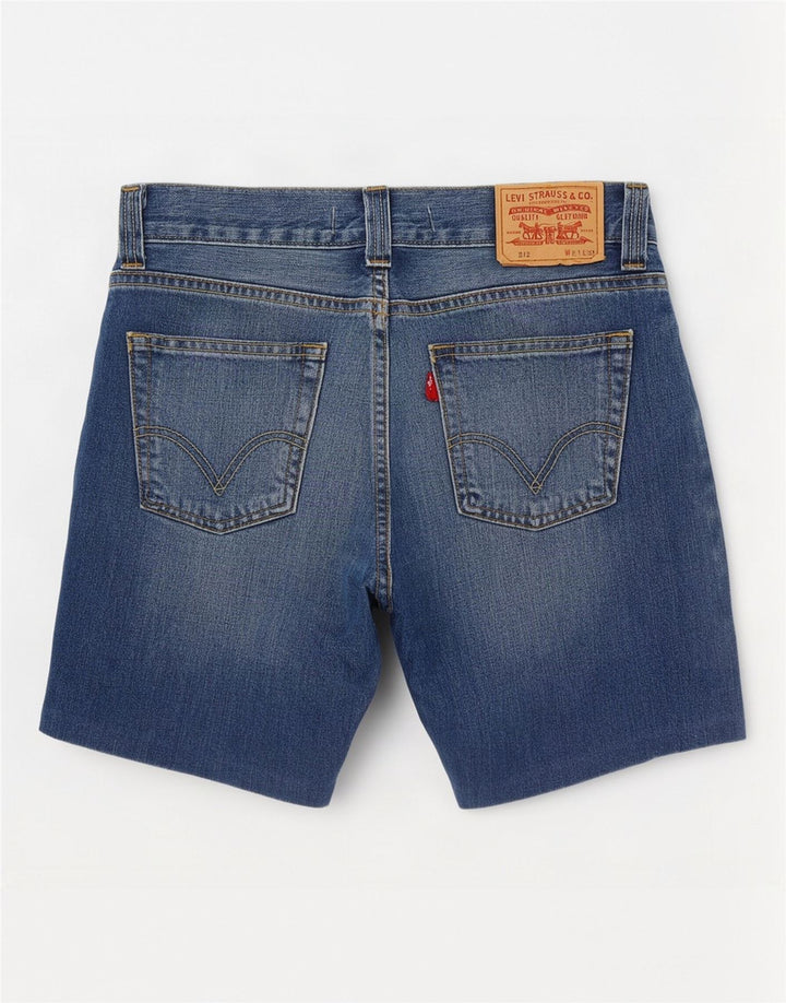 Męskie spodenki jeansowe Levi's 512 W31 średni niebieski