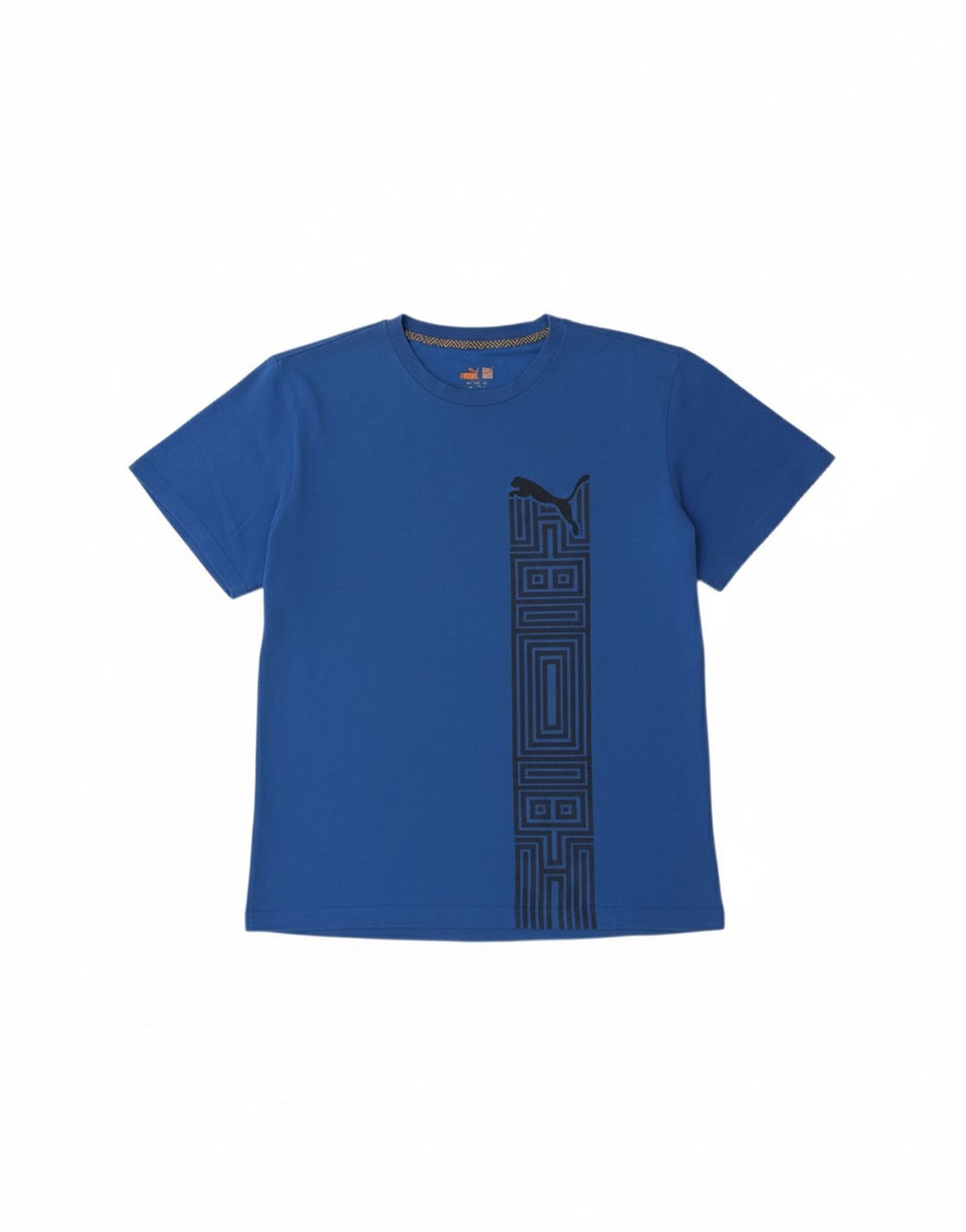 PUMA Mens Graphic T-Shirt Top Large Blue