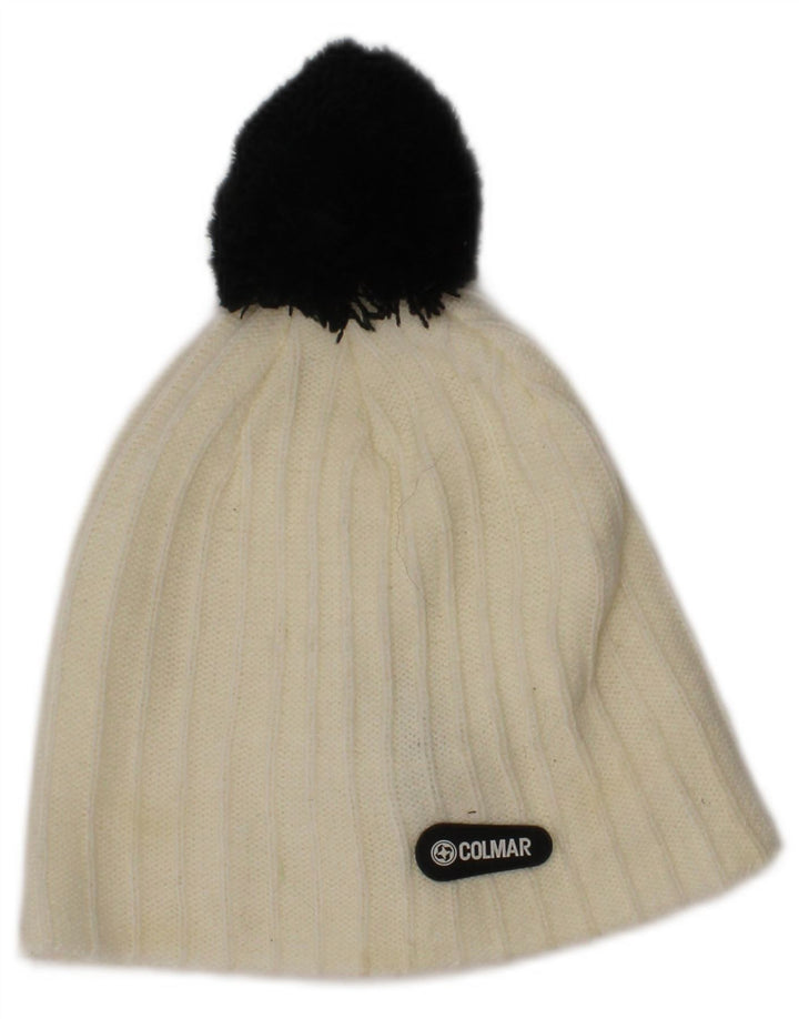 Damska dzianinowa czapka typu beanie Colmar w jednym rozmiarze w kolorze złamanej bieli, akrylowa zima
