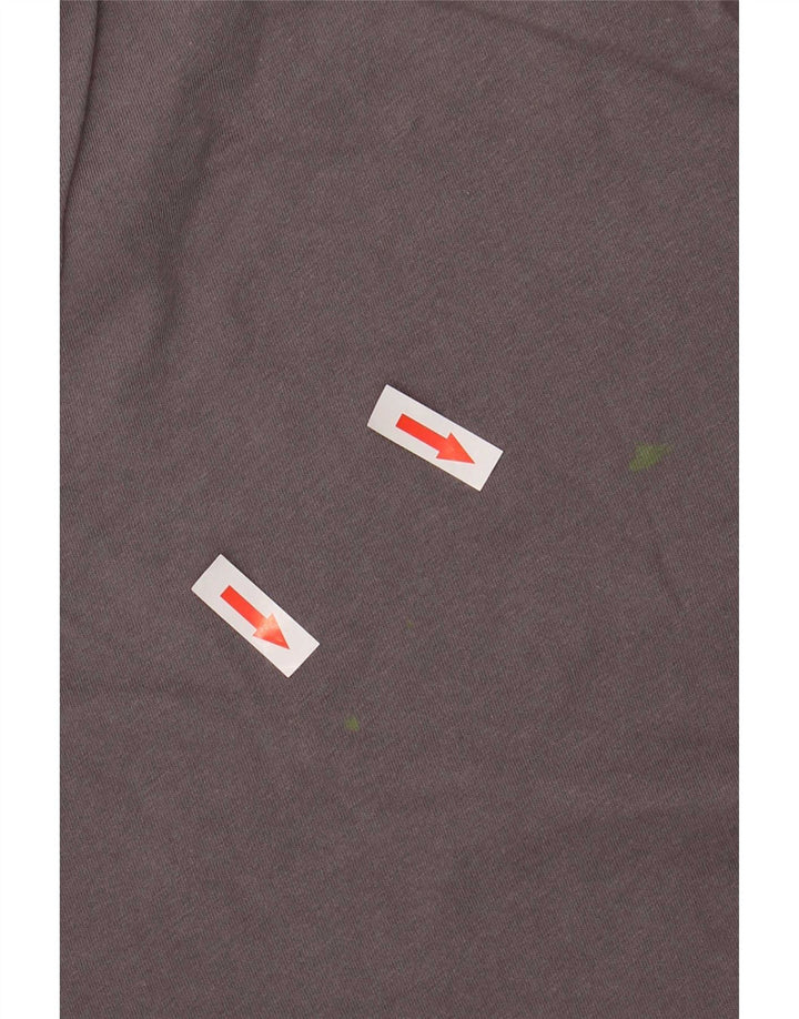 T-shirt męski Nike, mały, szary, bawełniany