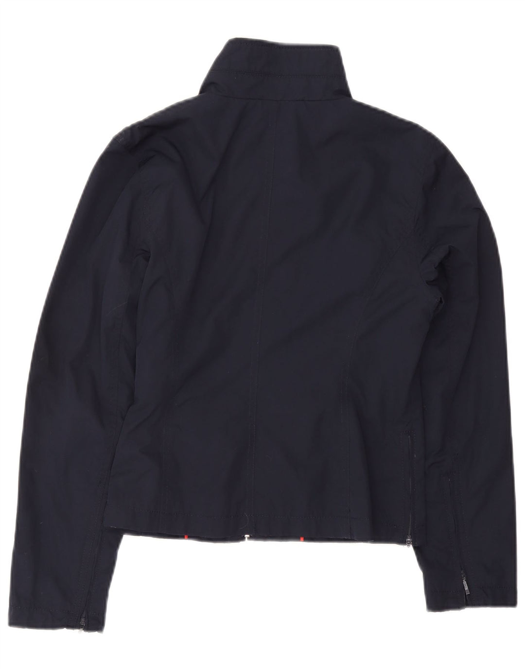 Damska krótka kurtka bomberka Tommy Hilfiger UK 12, średni granatowy poliester