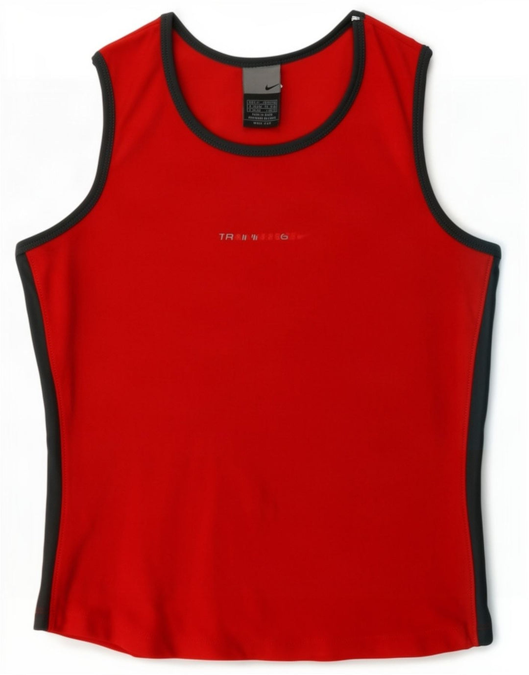 Damska kamizelka Nike Crop Graphic Top UK 10/12 w kolorze średniej czerwieni