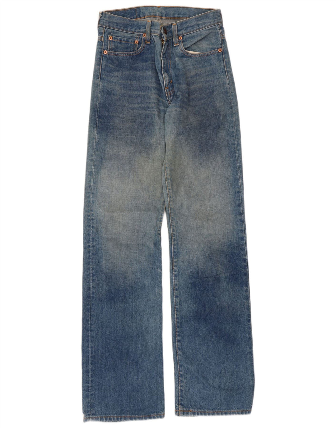Męskie jeansy Levi's z wysokim stanem W28 L34, niebieska bawełna