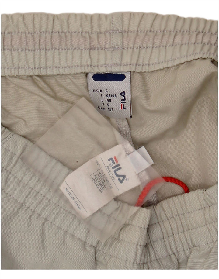 Męskie spodenki sportowe Fila, małe, szare, poliamidowe